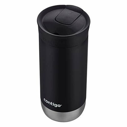 Black Contigo travel mug with lid