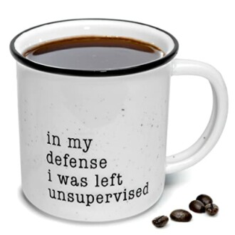 In My Defense Mug