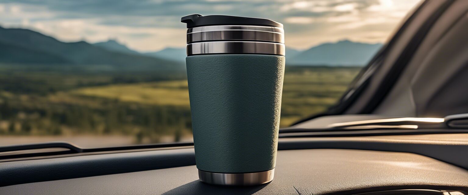 Travel insulated mug