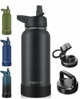 CIVAGO 32 oz Insulated Water Bottle