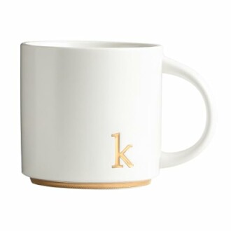 COLLECTIVE HOME Monogram Ceramic Mugs